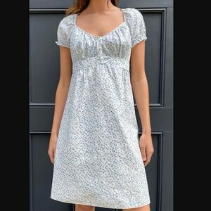 Brandy Melville Blair floral dress blue